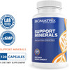 Biomatrix Mineral Supplement For Men And Women, Chelated Minerals  Iron-Free, Calcium, Magnesium, Copper, Zinc, Vitamin D, Iodine  Veggie Caps, 30-Day Supply