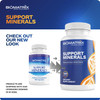 Biomatrix Mineral Supplement For Men And Women, Chelated Minerals  Iron-Free, Calcium, Magnesium, Copper, Zinc, Vitamin D, Iodine  Veggie Caps, 30-Day Supply