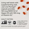 Sports Research Vitamin D3 K2 With 5000Iu Of Plant Based D3 and 100Mcg 120 Softgels