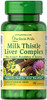 Puritan'S Pride Milk Thistle Liver Complex, Supports Healthy Liver Function, 90 Count, White