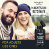 Magnesium Glycinate Capsules With Organic Turmeric And Ginger - 180 Vegan Capsules For Relaxation, Muscle Recovery, And Immune Support – Non-Gmo And Lab-Tested