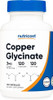 Nutricost Copper Glycinate Capsules (120 Capsules, 3Mg Copper Per Serving) - Non Gmo, Vegan