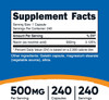Nutricost Niacin (Vitamin B3) 500Mg, 240 Capsules - With Flushing, Non-Gmo, Gluten Free