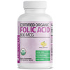 Bronson Folic Acid (Folate) Vegetarian USDA Certified Organic - 800 mcg 180 Count