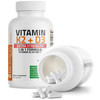 Bronson Vitamin K2 MK-7 Plus Vitamin D3 Extra Strength 250 Count