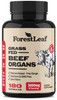 ForestLeaf Beef Organ Supplement - Grass Fed & Pasture Raised - Total Body Wellness & Performance, Organ Complex with 3000mg of Desiccated Beef Liver Heart Kidney Pancreas Spleen (180 Capsules)
