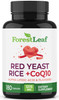 ForestLeaf Red Yeast Rice with CoQ10 Supplement - 1215mg Extra Strength Red Yeast Rice Capsules with Alpha Lipoic Acid & Organic Flaxseed, Citrinin Free - 180 Capsules