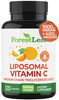 ForestLeaf Liposomal C - 1000mg Capsules - Immune Booster with MCT Oil & Sunflower Lecithin - Superior Absorption - High Dose C (Unflavored - 120 Veg Cap)
