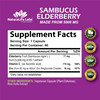 NaturaLife Labs Sambucus Elderberry 5,000 mg Super Concentrated 65:1 with Vitamin C & Zinc 90 Veggie Capsules