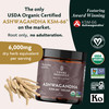 TRIBE ORGANICS Vegan Ashwagandha KSM 66 Pure Organic Root Powder Extract Ayurvedic Supplement 90 Capsules