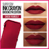 Maybelline New York Maybelline Super Stay Ink Crayon Matte Longwear Lipstick Makeup  Check Yourself  0.04 Ounce .  125 Check Yourself  0.04 Ounces (Pack Of 2)