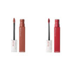 Maybelline Super Stay Matte Ink Liquid Lipstick Makeup  Long Lasting High Impact Color  Up To 16H Wear   ian Nude Brown And Pioneer Blue Red  1 Count Each