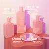 Monday Haircare Smooth Shampoo + Conditioner Bathroom Set (2 Pack) 12Oz Each For Frizzy  Coarse  And Curly Hair  Made From Coconut Oil  Shea Butter  & Vitamin E  100% Recyclable Bottles  Pink