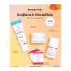 Beautystat Brighten & Strengthen Daily Travel Starter Kit: 10Ml Universal C Skin Refiner 10Ml Probiotic Moisture Boost Cream 30Ml Microbiome Purifying Cleanser (3) Triple Action Daily Peels