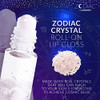 Blossom Zodiac Sign Vanilla Scented Moisturizng Roll On Lip Gloss With Crystals + Ph Technology Color Charnging Shimmering Lip Balm 2 Pack Bundle Libra/Crystal