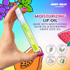 Blossom Hydrating Moisturizing Scented Cuticle Oil (0.92Fl Oz) + Juicy Jelly Fruit Flavored Nourishing Lip Care Lip Oil 2 Pack Bundle Pineapple