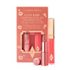 Charlotte Tilbury Icon Baby Fresh Pink Gloss And Pink Lipstick Duo - Icon Baby K.I.S.S.I.N.G Lipstick And Hall Of Fame Lip Lustre