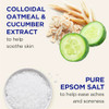 Dr Teal'S Epsom Salt Magnesium SoakSensitive Skin With Colloidal Oatmeal & Cucumber Extract3 Lbs