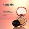 Hanskin Blemish Cover Conceal Cushion  Full Coverage Semi Matte Cushion Foundation Case Spf 50 +  Lightweight Flawless Corrects Redness [No. 21 Cream/Semi Matte / 0.38 Oz X 2 Refills]