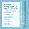 Hempz Ocean Breeze Hydrating Gentle Facial Foaming Cleanser With Hyaluronic Acid - Refreshingly Scented Moisturizing Foam Face Wash For Extremely Dry  Oily  Or Sensitive Skin  For Women Or Men  6 Oz