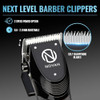 Novah Professional Hair Clippers For Men Professional Barber Clippers And Trimmer Set Mens Cordless Clippers Fade Haircut Kit Electric Hair Cut Machines