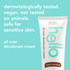Hello All Over Sweet Coconut Deodorant Cream Aluminum Free Deodorant Cream for Pits Privates + More, Offers 72 Hours of Freshness Safe for Sensitive Skin Vegan 3 Oz