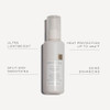 Kristin Ess Heat Protection Blow Dry Spray For Hair - Frizz Control + Anti-Humidity - Thermal Heat Protectant & Blowout Spray 450 Degrees - Adds Shine Smooths & Anti-Frizz - Pear Fragrance