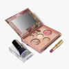 Laura Geller   York Own Your Age Kit: Best Of The Best Palette And Jelly Balm Tinted Lip Color Jammin' And Retractable Angled Kabuki Brush