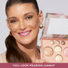 Laura Geller   York Own Your Age Kit: Best Of The Best Palette And Jelly Balm Tinted Lip Color Jammin' And Retractable Angled Kabuki Brush