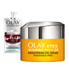 Olay Vitamin C + Peptide 24 Eye Cream Fragrance-  0.5 Oz + Whip Face Moisturizer Travel/Trial Size   Set