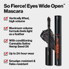 Revlon So Fierce Eyes Wide Open Mascara With Push-Up Brush For Volumizing & High Lifting Eyelashes Smudge-Proof Flake Resistant 101 Blackest Black 0.24 Fl Oz