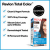 Revlon Permanent Hair Color Permanent Hair Dye Total Color With 100% Gray Coverage Clean & Vegan 40 Dark Brown 3.5 Oz