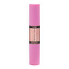 Makeup Revolution- Blush & Highlight Stick- Coral Dew   Creamy Blendable Matte Blush   Highlighter To Lift The Cheeks   Add Dimension & Create Shadows - 4.3 G