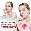 Round Lab Camellia Deep Collagen V Lifting Gel Mask 10G/0.35Oz   Face Toning Belt Collagen V-Line Mask Improves Sagging Skin Lifting & Firming Double-Chin Mask Instant Cooling & Depuffing