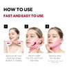 Round Lab Camellia Deep Collagen V Lifting Gel Mask 10G/0.35Oz   Face Toning Belt Collagen V-Line Mask Improves Sagging Skin Lifting & Firming Double-Chin Mask Instant Cooling & Depuffing
