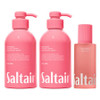 Saltair Pink Beach Body Wash 2-Pack. Moisturizing Body Cleanser With Monoi Oil & Body Oil. Luxurious After Shower And Bath Oil Moisturizer Bundle