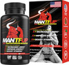 Vitality Enhancer for Men | Fast-Acting Testosterone Booster & Daily Supplement to Support Male Health & Libido | Potenciadores de Testosterona | Made in USA (1 Month Supply, 60 Caplets)