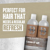 Tigi Bed Head B For Men Clean Up Kit - 2 Pc 25.36 Oz Shampoo 25.36 Oz Conditioner Gluten Peppermint Scent Menthol 1 Count