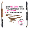 Wet N Wild Color Icon Brow Pencil Brunettes Eyebrow Dark Brown Eyebrow Pencil And Brush