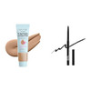 Wet N Wild Bare Focus Tinted Hydrator Matte Finish Medium Tan & Mega Last Breakup Proof Eyeliner Waterproof 16-Hour Wear Blackest Black