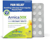 Boiron Arnica 30X Tablets For Pain Relief From Muscle Pain Joint Soreness Swelling From Injury Or Bruises 60 Count