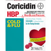 Coricidin Hbp Cold & Flu Tablets 20 Ct. (Quantity Of 5)
