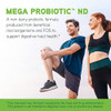 Davinci Labs Mega Probiotic Nd Nondairy Probiotic Supplement Supports Gut Digestive & Brain Health Gut Health Support Supplement With Nondairy Complex 120 Vegetarian Caps