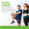Davinci Labs D3/K2 Liquid Liquid Vitamin D & Vitamin K Supplement For Bone Health Heart Support & Calcium Absorption 30Ml (30 Servings)