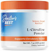 Doctors Best Lcitrulline Powder (Kyowa Quality) Supports Circulatory Health Nongmo Gluten Soy Vegan Net Wt. 7 Oz (200 Grams)