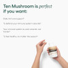 Econugenics Ten Mushroom Supplement: Daily Immune Support 120 Capsules Lion’S Mane Reishi Cordyceps Turkey Tail Maitake Shiitake Energy Gut Health Liver Kidney & Nootropic Brain Support
