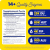 Enzymedica Digest Gold + Atpro Maximum Strength Fastacting Helps Digest Large Meals For Bloating And Gas 90 Capsules