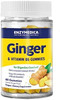 Enzymedica Ginger & Vitamin B6 Gummies Support For Occasional Nausea & Indigestion High Potency Equivalent To 200 Mg Ginger Extract 60 Count