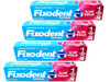 Fixodent Denture Adhesive Cream 4 Count 2.4 Ounce Each