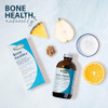 Flora Bone Health+ Calcium & Magnesium Supplement Bone Support Contains Vitamin D3 & Vitamin K2 Vegan & Gluten Delicious Fruit Juice Base 8 Fl. Oz.